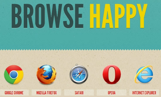 commonly used web browsers